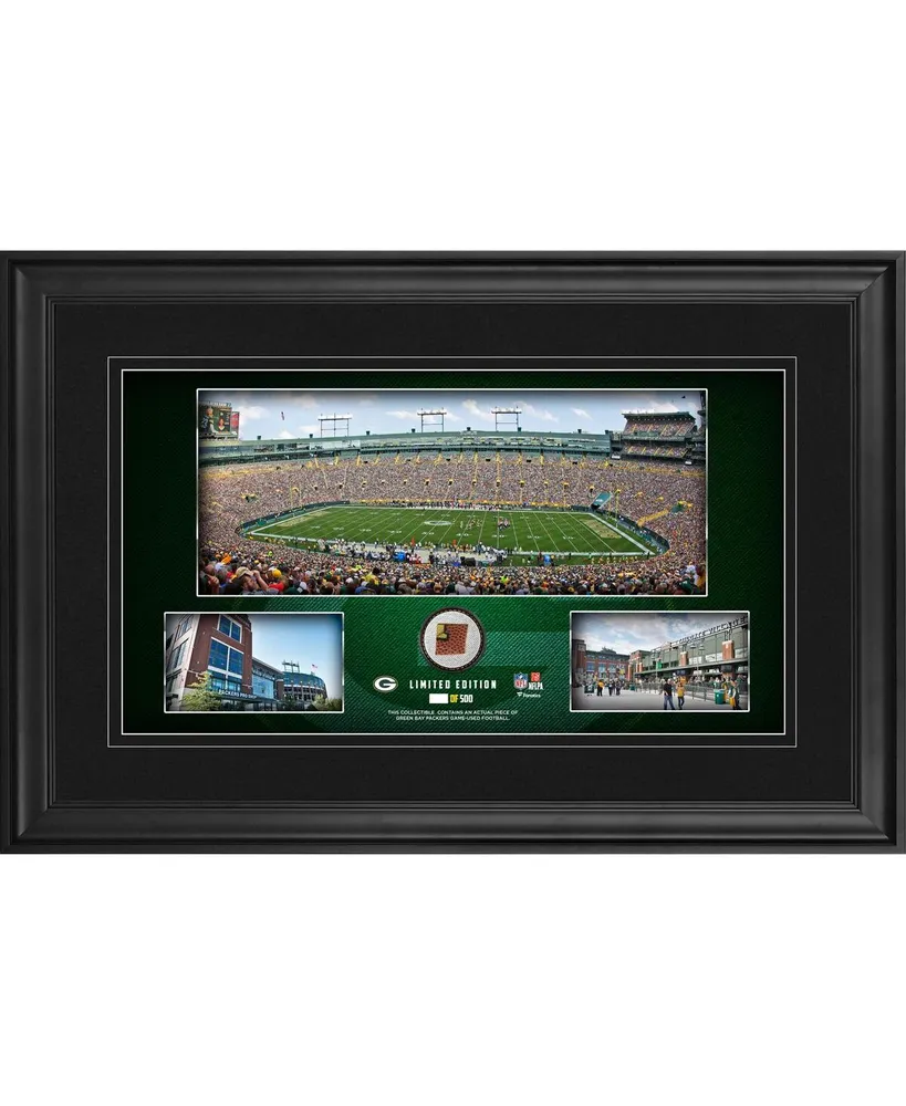 : Green Bay Packers vs. Detroit Lions Framed 10 x 20