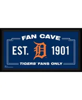 Detroit Tigers Framed 10" x 20" Fan Cave Collage