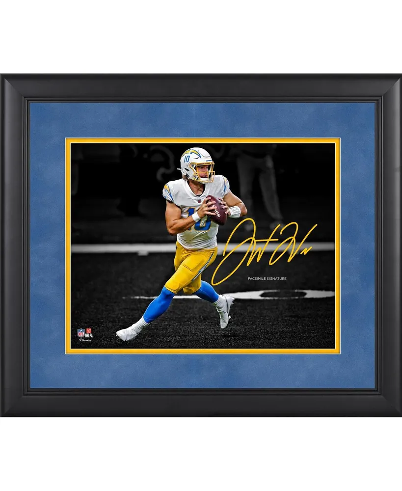 Justin Herbert Art Los Angeles Chargers NFL Wall Art Home 