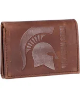 Men's Michigan State Spartans Leather Team Tri-Fold Wallet