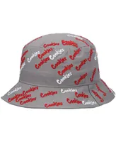 Men's Cookies Gray Triple Beam Allover Print Bucket Hat