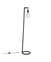 Hudson & Canal Weston 66" Glass Shade Tall Floor Lamp