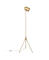 Hudson & Canal Bruno 56" Metal Shade Tripod Floor Lamp