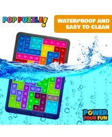 Power Your Fun Pop Puzzle Popper Fidget Game - Black