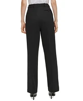 Calvin Klein Women's High-Rise Modern Fit Pants