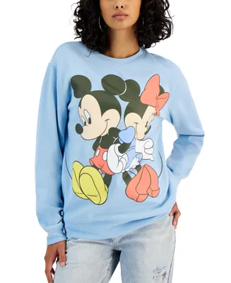 Disney Juniors' Mickey & Minnie Crewneck Sweatshirt