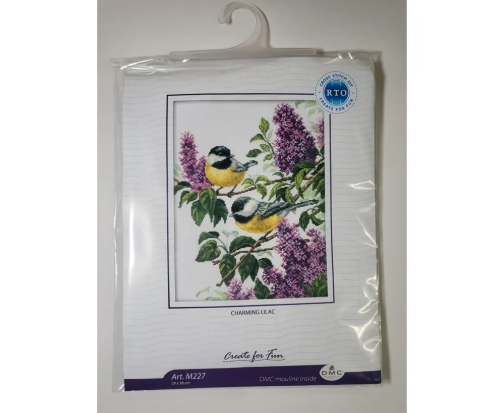 Rto Charming Lilac M227 Counted Cross Stitch Kit - Assorted Pre