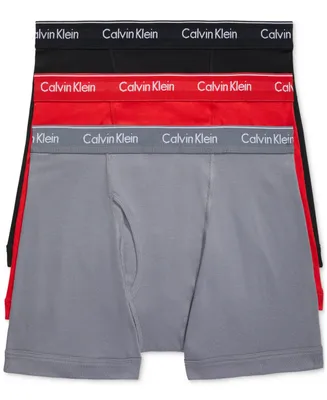 Calvin Klein Men's 3-Pk. Cotton Classics Boxer Briefs Underwear, A Macy's Exclusive