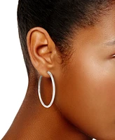 2-Pc. Set Polished Endless Small & Medium Hoop Earrings