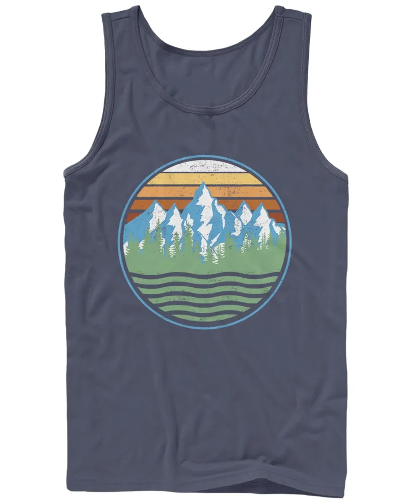 Fifth Sun Men's Generic Additude Mountain Bright's Sleeveless Tank