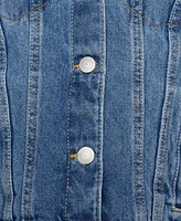 Levi's Big Girls Stylish Collared Denim Trucker Jacket