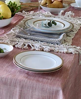 Noritake Charlotta Gold Set of 4 Dinner Plates, Service For 4