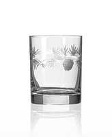 Rolf Glass Icy Pine Double Old Fashioned Glass 13oz