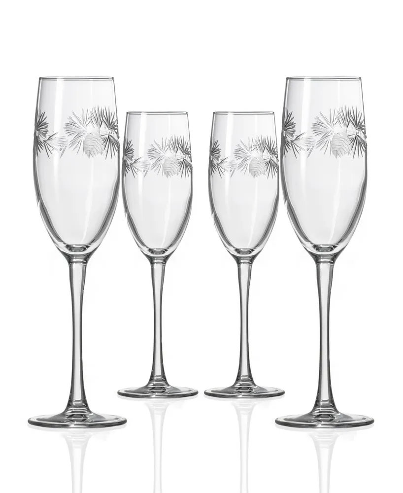 Rolf Glass Icy Pine Champagne Flute 8oz