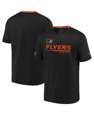 Men's Fanatics Black Philadelphia Flyers Authentic Pro Locker Room Performance T-shirt