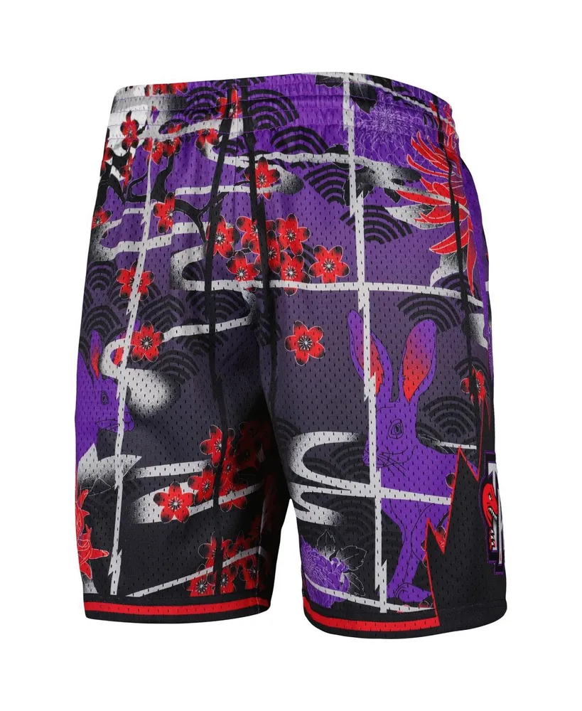 Men's Mitchell & Ness Purple Toronto Raptors Lunar New Year Swingman Shorts