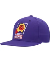 Men's Mitchell & Ness Purple Phoenix Suns Hardwood Classics Mvp Team Ground 2.0 Fitted Hat