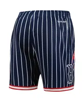 Men's Mitchell & Ness Navy Boston Red Sox Cooperstown Collection 2004 World Series City Mesh Shorts