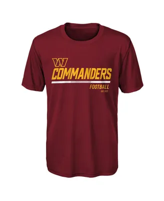 Big Boys Burgundy Washington Commanders Engaged T-shirt