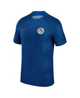 Men's Nike Blue Club America 2023 Academy Pro Pre-Match Top