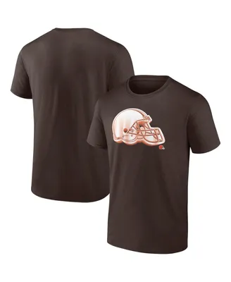 Men's Fanatics Brown Cleveland Browns Chrome Dimension T-shirt