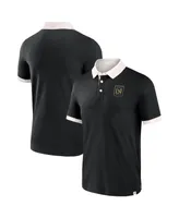 Men's Fanatics Black Lafc Second Period Polo Shirt