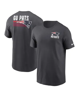 Men's Nike Anthracite New England Patriots Blitz Essential T-shirt