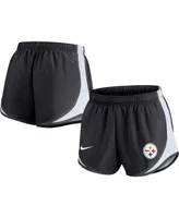 Women's Nike Black Pittsburgh Steelers Tempo Shorts