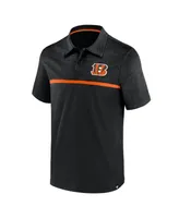 Men's Fanatics Black Cincinnati Bengals Primary Polo Shirt