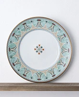 Noritake Serene Garden 4 Piece Dinner Plates Set, 10.5", Service for 4