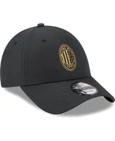 Men's New Era Black Ac Milan Black & Gold Pack 9FORTY Adjustable Hat