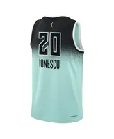 Big Boys and Girls Nike Sabrina Ionescu Mint New York Liberty 2023 Rebel Edition Victory Player Jersey