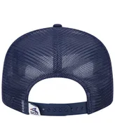 Men's New Era Navy Chicago White Sox Cooperstown Collection Team Color Trucker 9FIFTY Snapback Hat