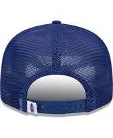 Men's New Era Royal Chicago Cubs Cooperstown Collection Team Color Trucker 9FIFTY Snapback Hat