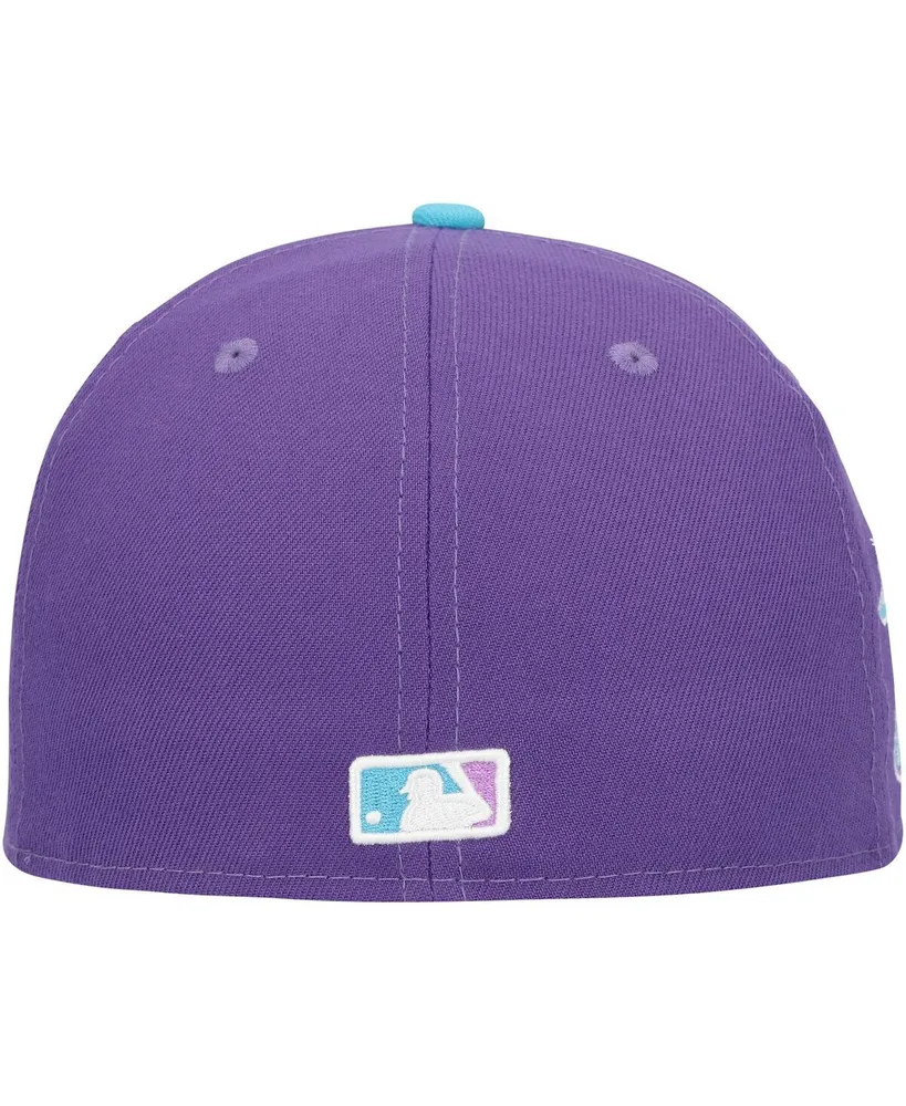 Men's New Era Purple Atlanta Braves Vice 59FIFTY Fitted Hat