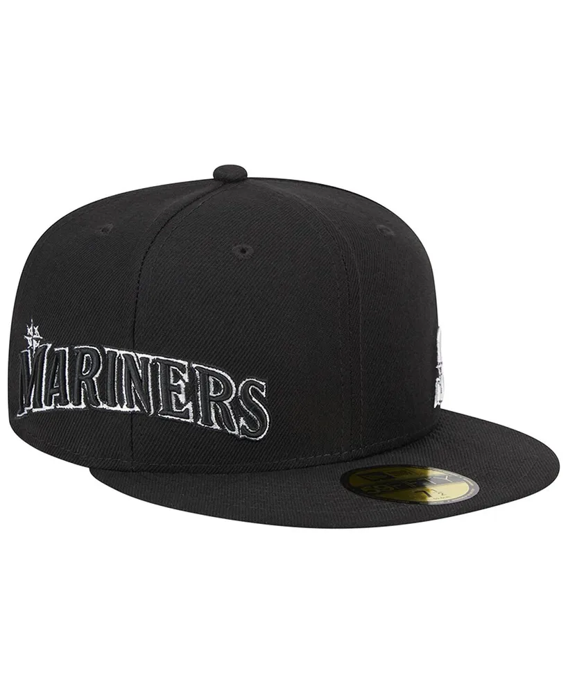 Men's New Era White Seattle Mariners Vice 59FIFTY Fitted Hat