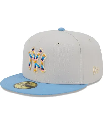 Men's New Era Natural York Yankees Beach Front 59FIFTY Fitted Hat