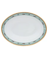 Noritake Serene Garden Oval Vegetable Bowl, 9.75", 46 oz