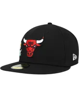 Men's New Era Black Chicago Bulls Crown Champs 59FIFTY Fitted Hat