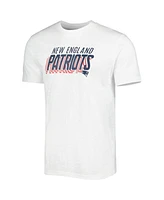 Men's Concepts Sport Navy, White New England Patriots Downfield T-shirt and Shorts Sleep Set