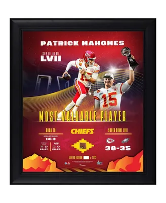 Patrick Mahomes Kansas City Chiefs Fanatics Authentic Framed 15