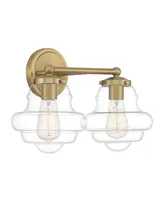 Trade Winds Lighting Trade Winds Jordan -Light Bathroom Vanity Light in Natural Brass