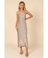 Petal and Pup Women's Liza Pleated Maxi Dress