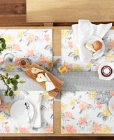 Martha Stewart Amber Floral Placemat Set 4-Pack, 13" x 17.5"