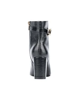 Women's Edena-Lizard Embossed Pointy Ankle Boot