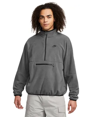 Nike Men's Club Fleece+ Half-Zip Logo Hoodie