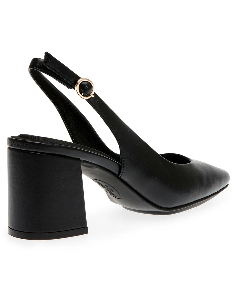 Anne Klein Women's Laney Block Heel Slingback Dress Pumps