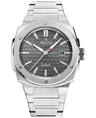 Alpina Men's Swiss Automatic Alpiner Stainless Steel Bracelet Watch 41mm