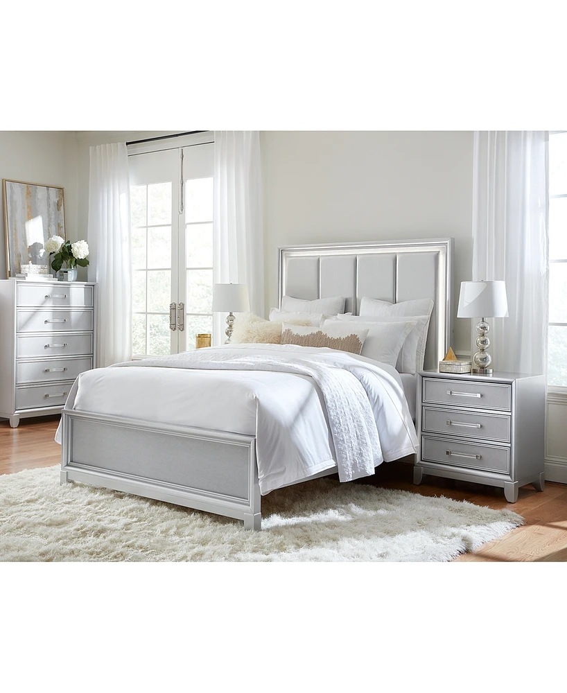 Fensby 3pc Bedroom Set (California King Bed, Chest, Nightstand)