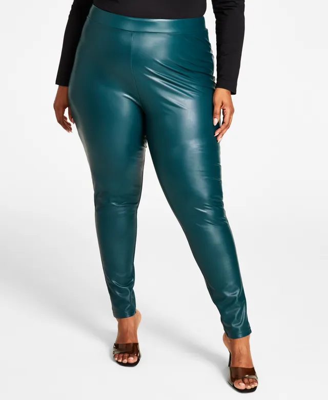 I.N.C. International Concepts Women's Faux-Leather Leggings